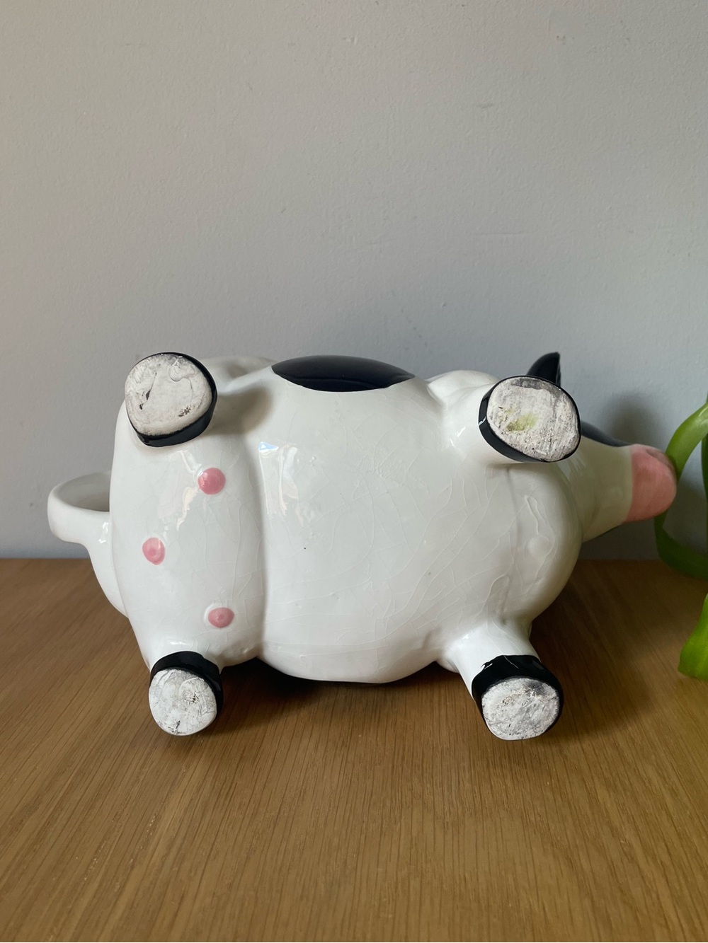 Vintage Ceramic Cow Teapot Farmhouse Country Kitchen Decor ๐ฎ - Picture 8 of 12